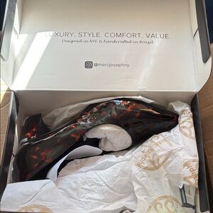 Marc Joseph New York Women's Black and Red Heels